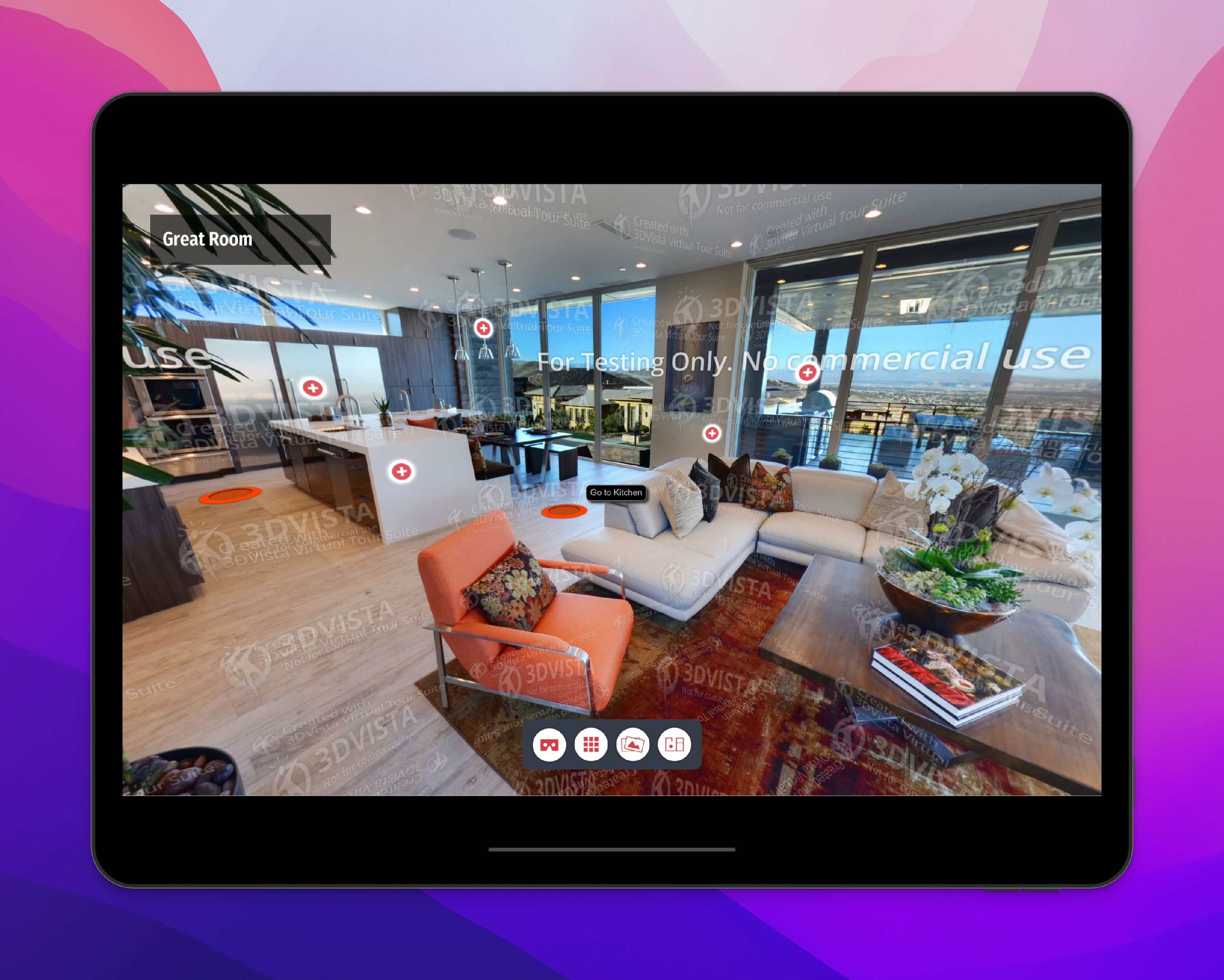 3D Vista embed example in PandaSuite