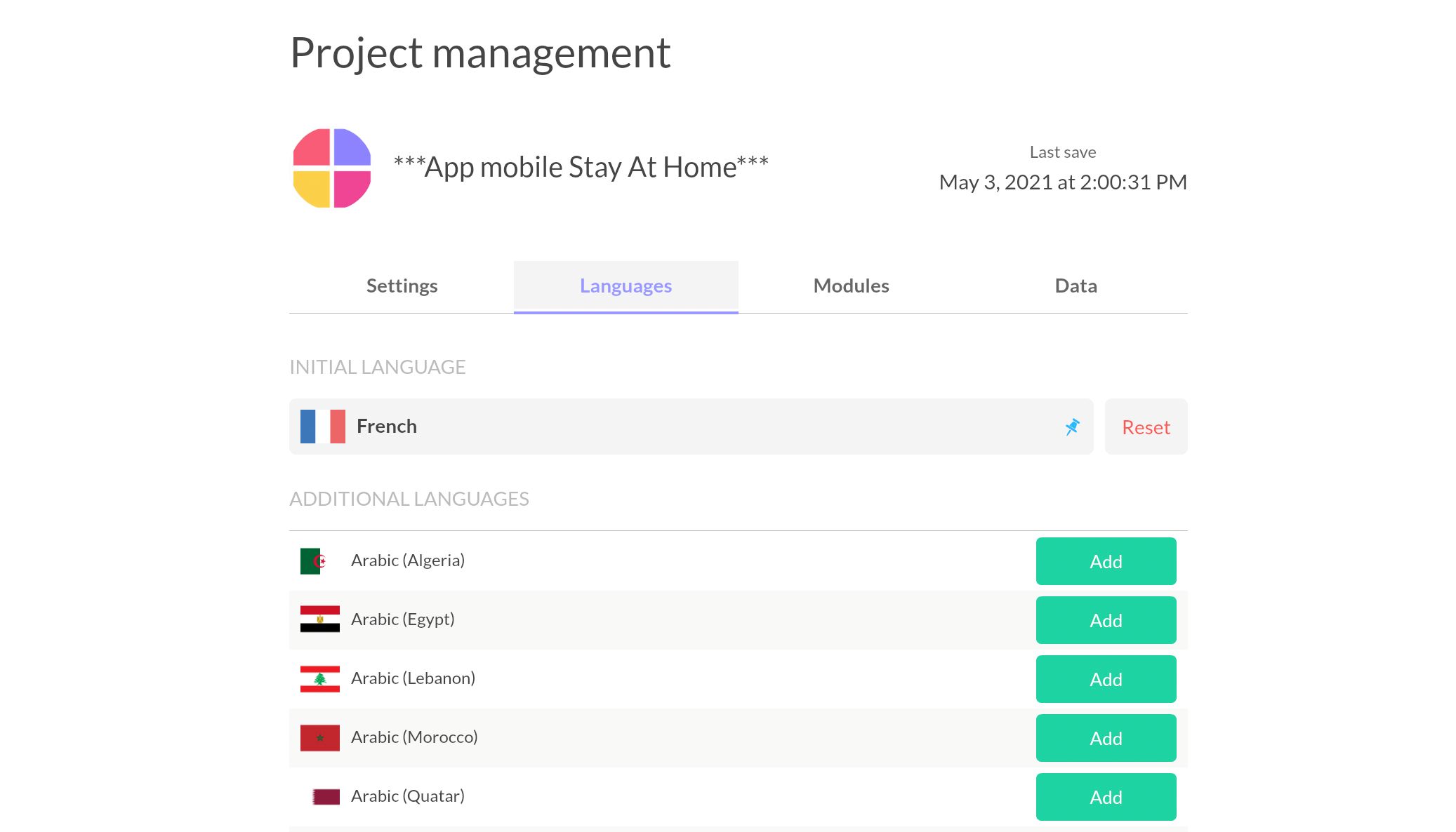 Adding new languages