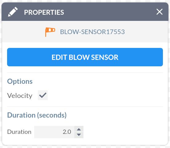 Blow Sensor Settings Image