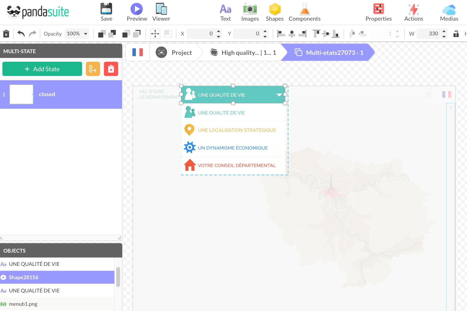 Component Content Setup