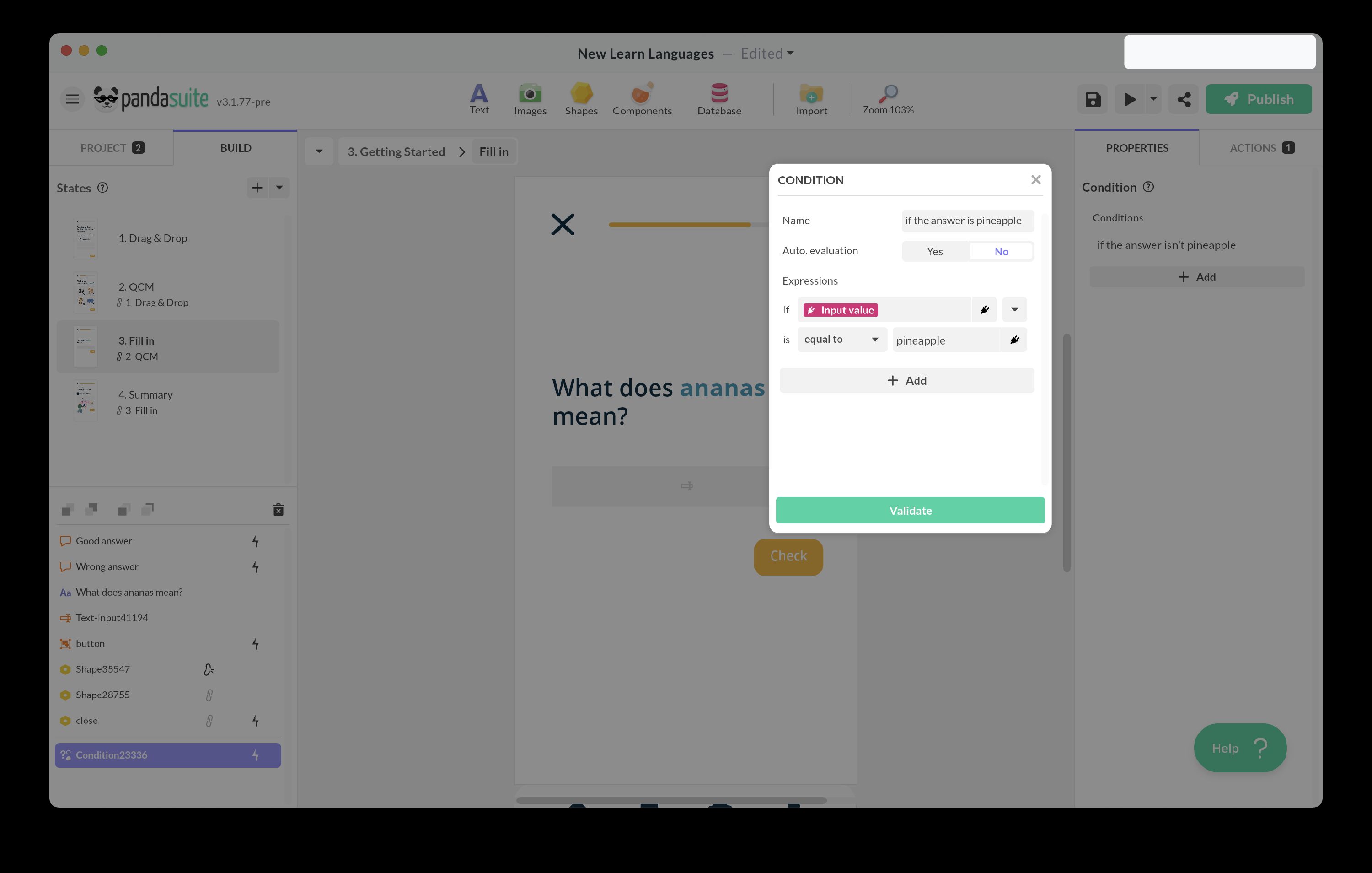 condition component example