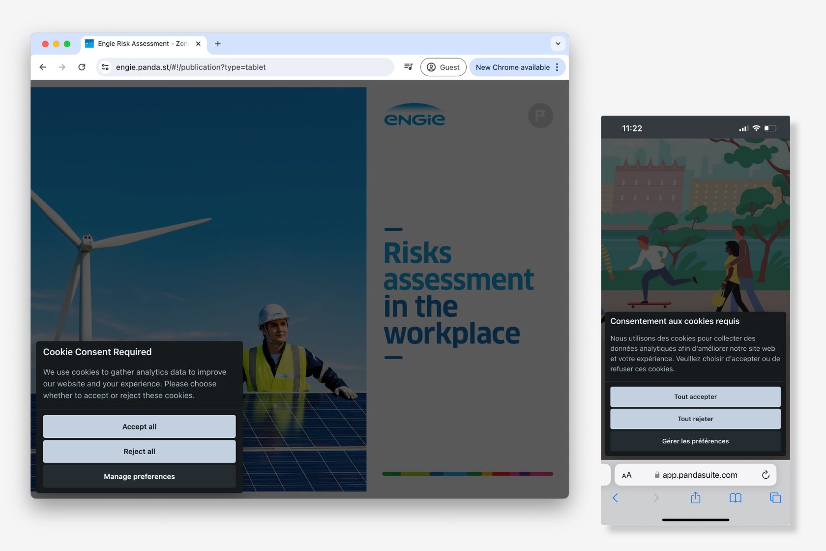 Cookie consent banner example