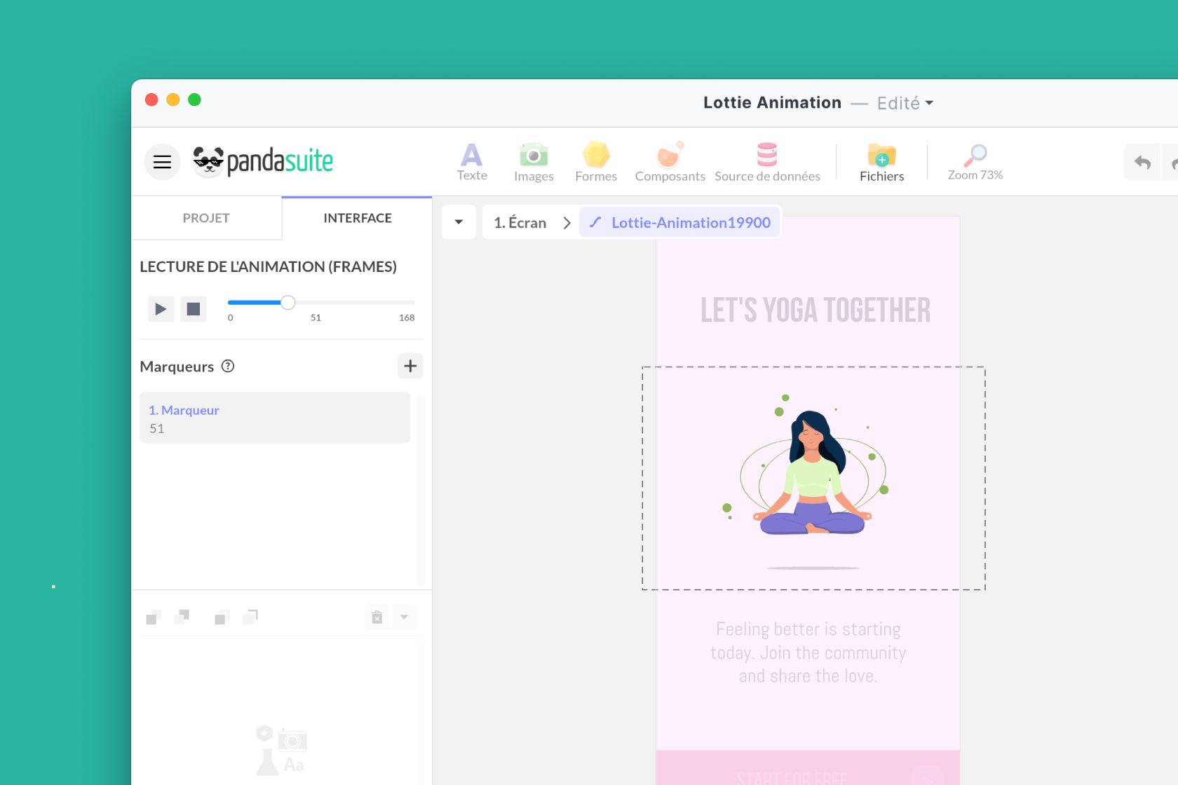 Create markers from the edition window