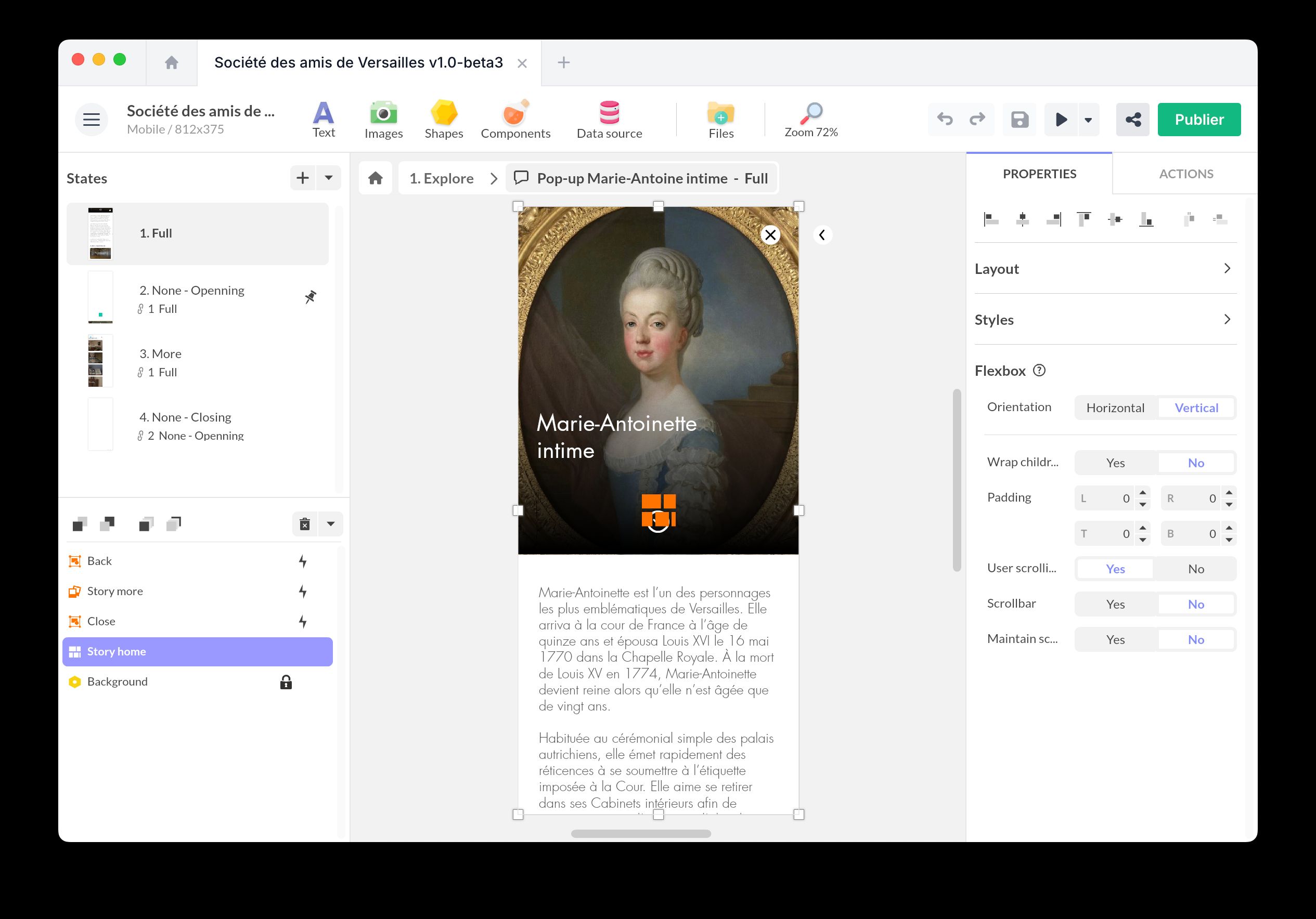 Example of a Flexbox layout