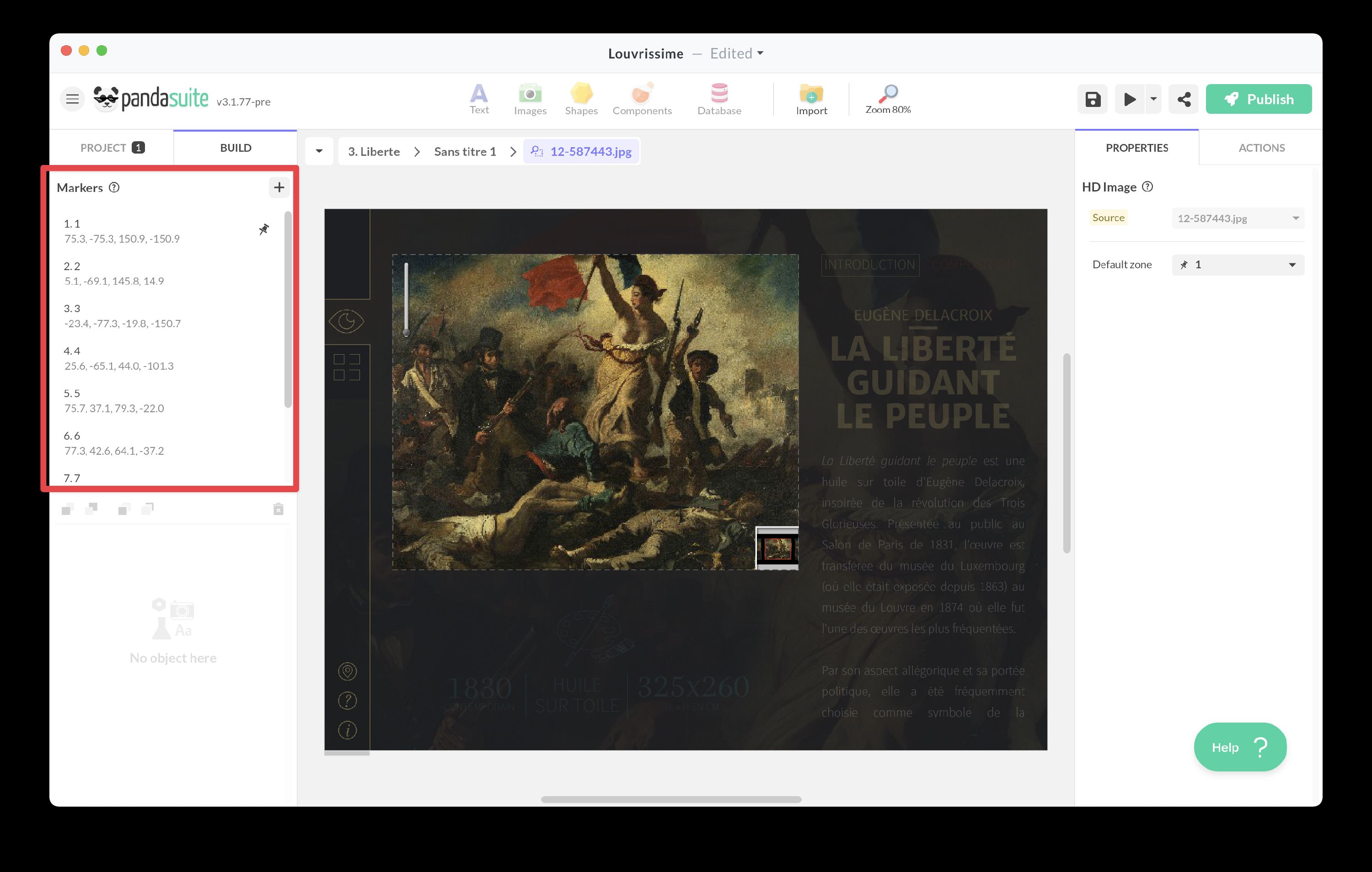 Example of HD Image with Marker