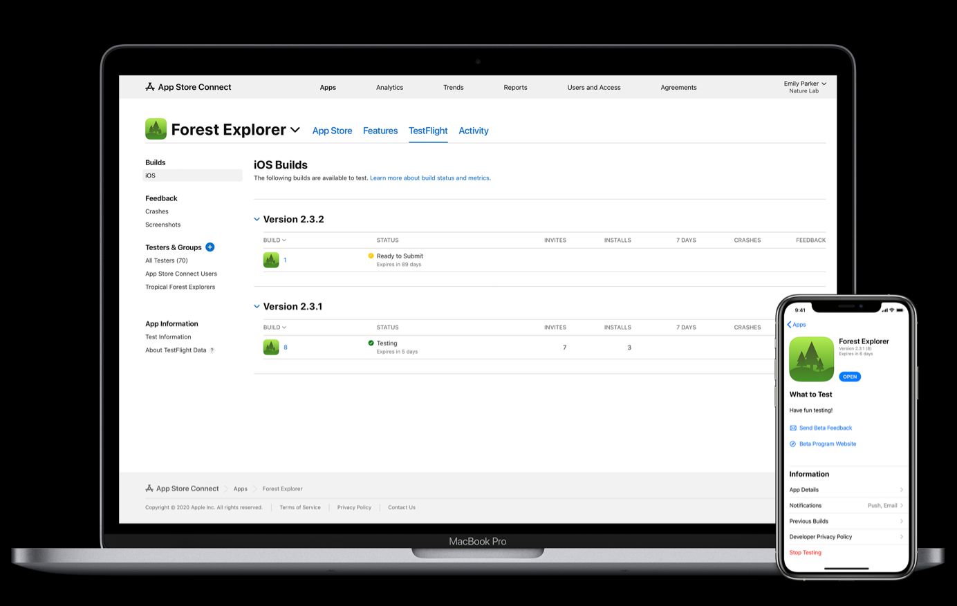 iOS App Test with Testflight