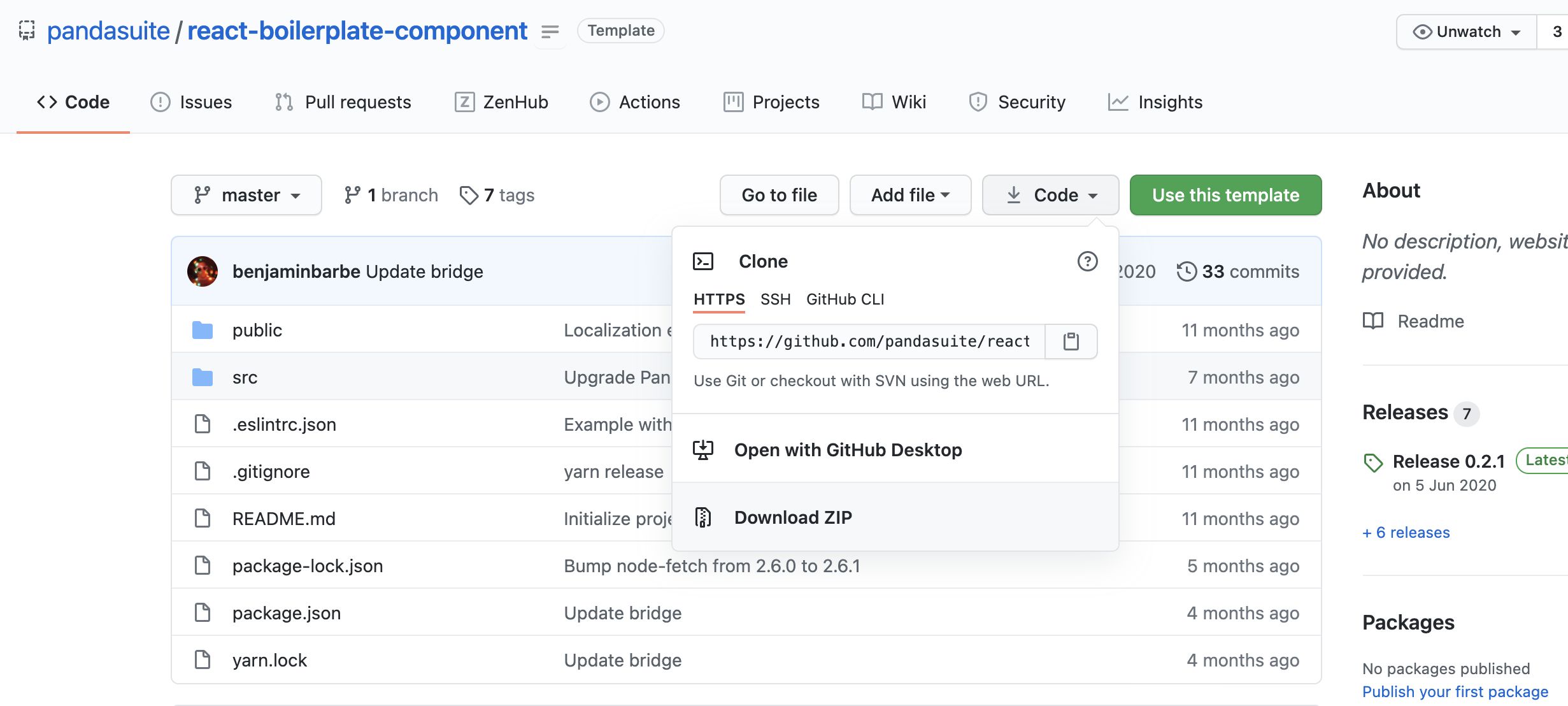 Image for testing environment setup