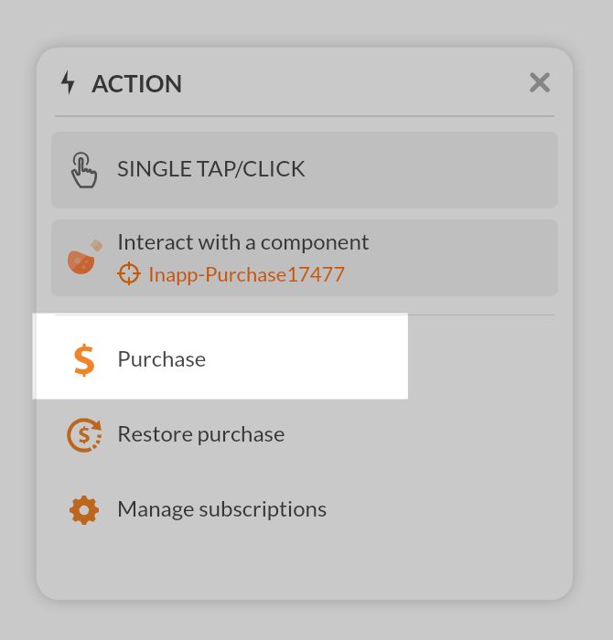 in app interactivities