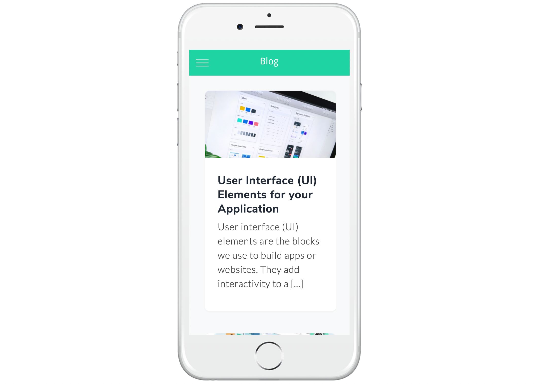 Integrating a blog into a mobile app
