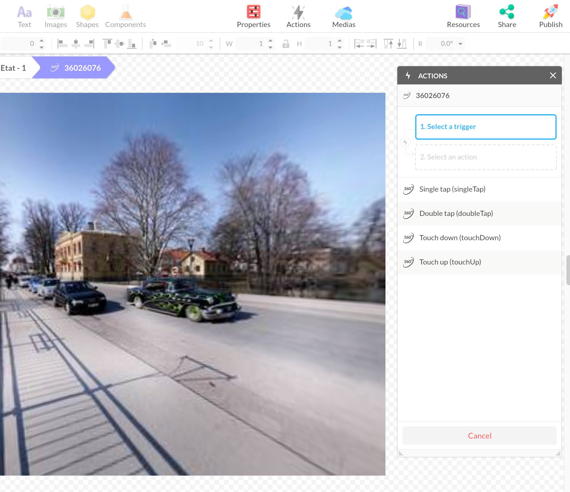list of available triggers