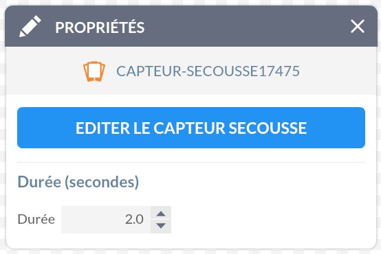 maîtrise le capteur de secousse