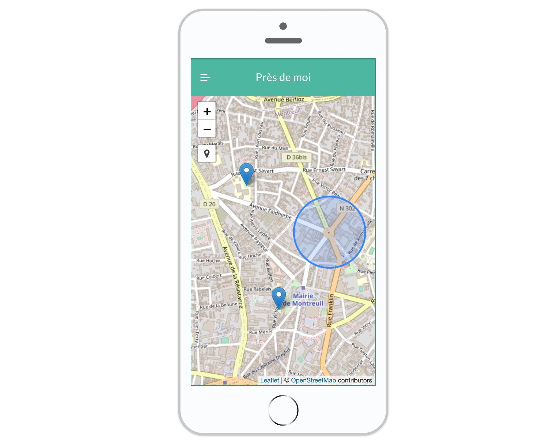 Map Component Example