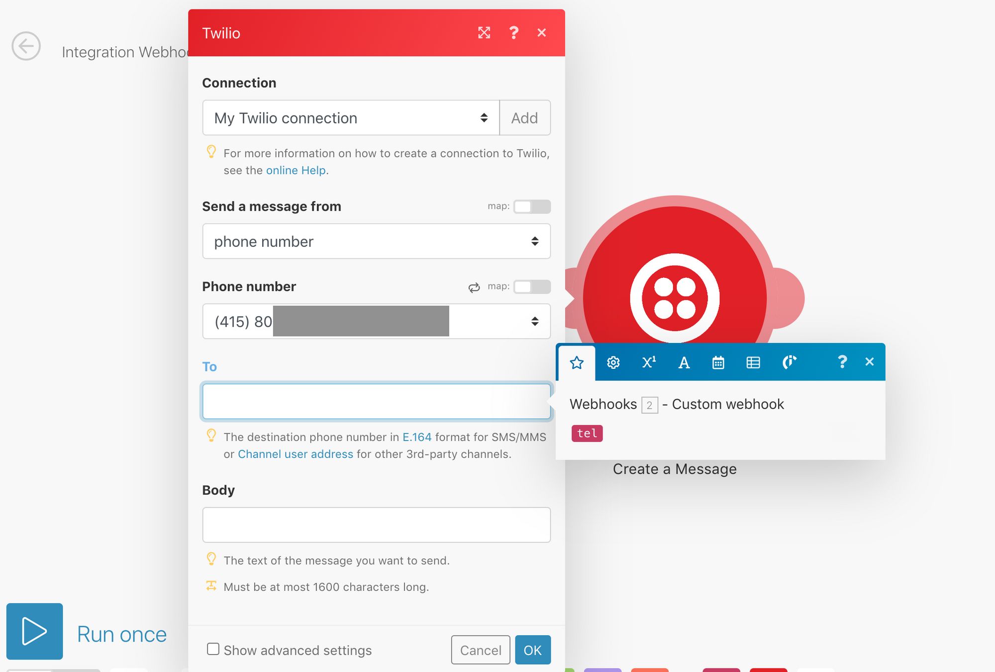 Message type in Twilio