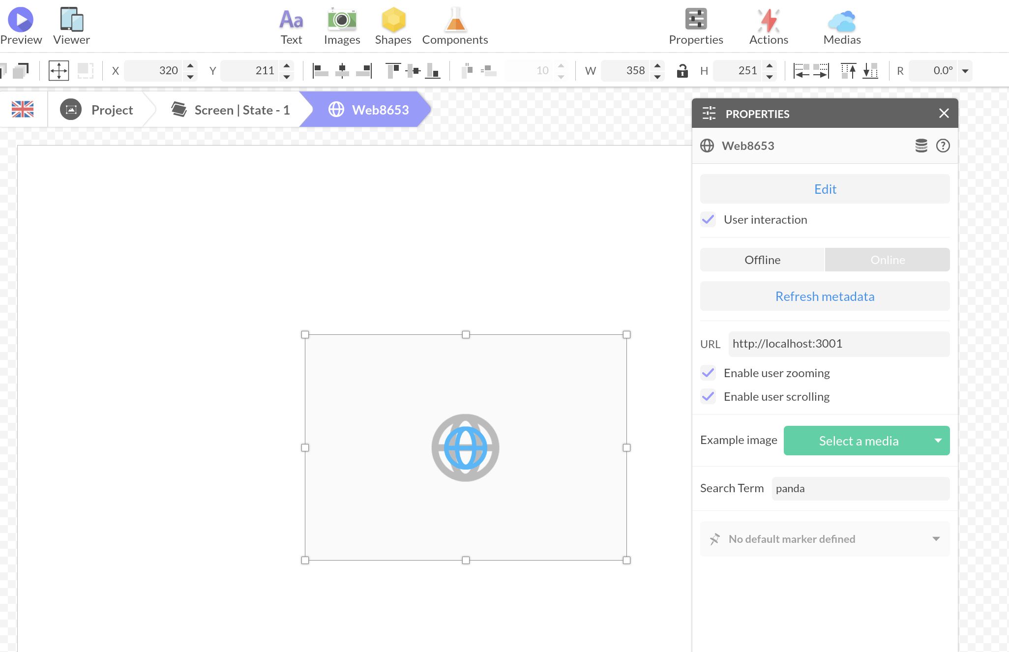 Metadata refresh image