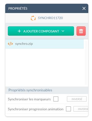 Propriété synchronisable