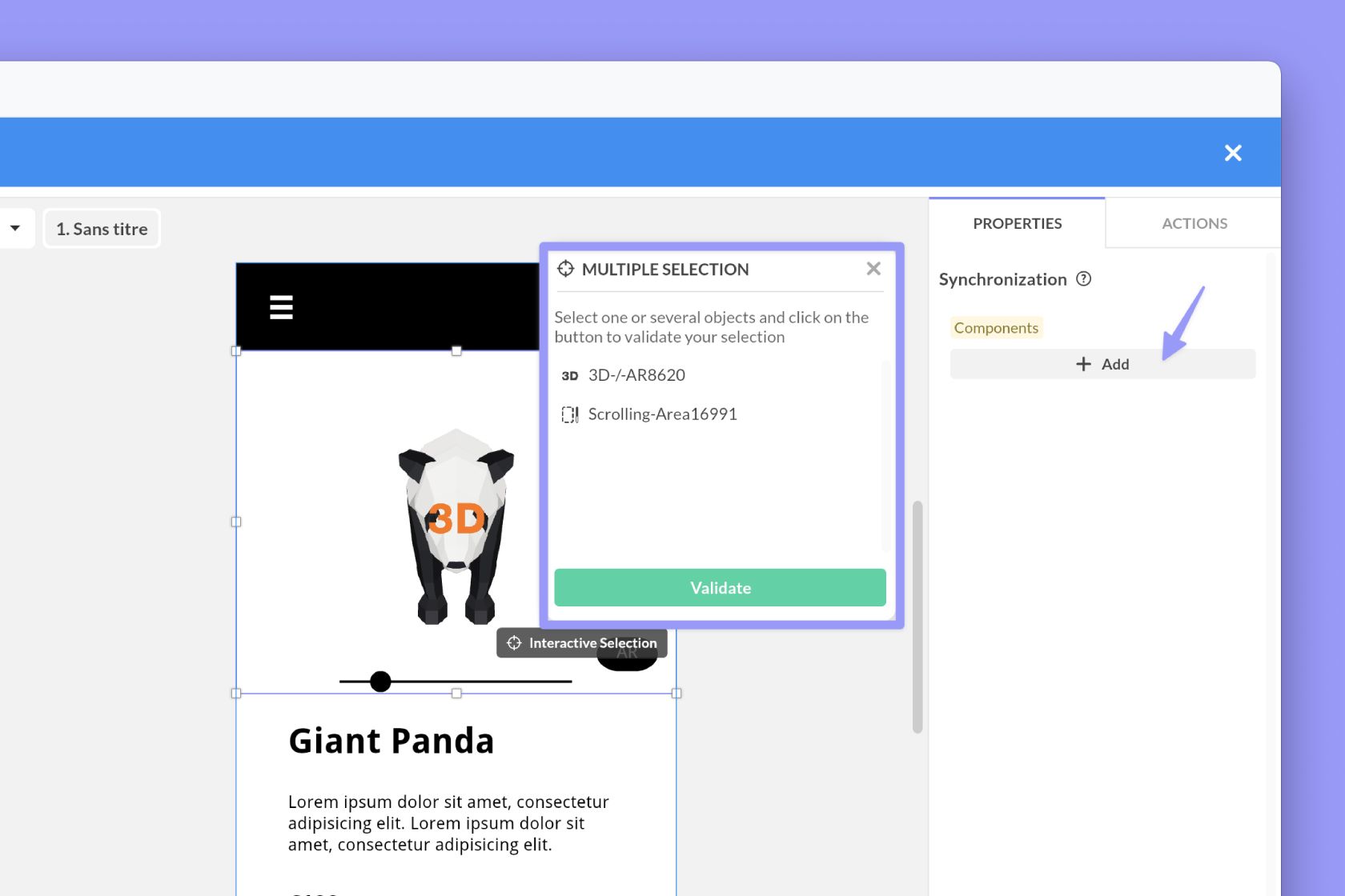 Propriétés de synchronisation