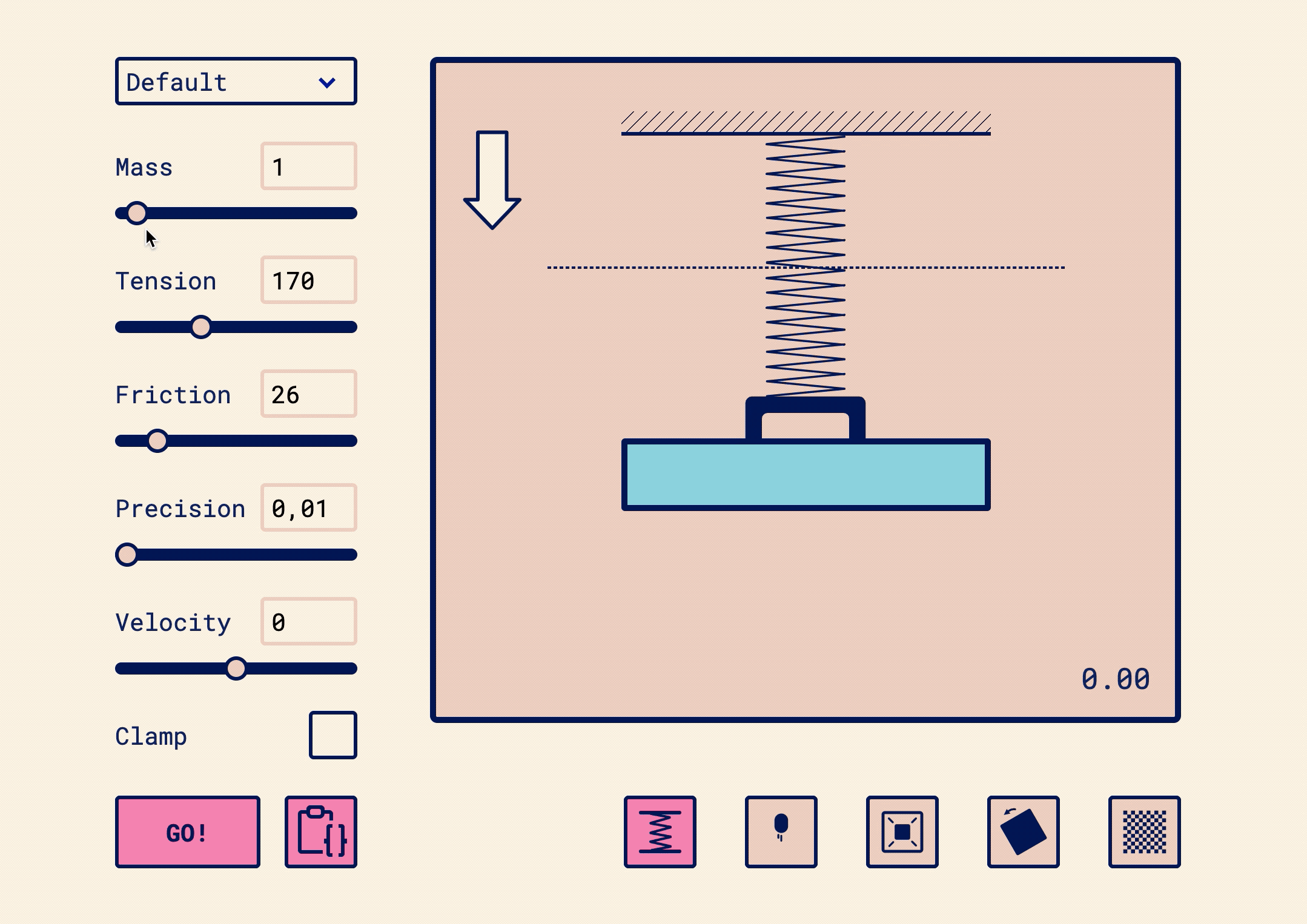 React-spring visualizer from Kaliber Interactive