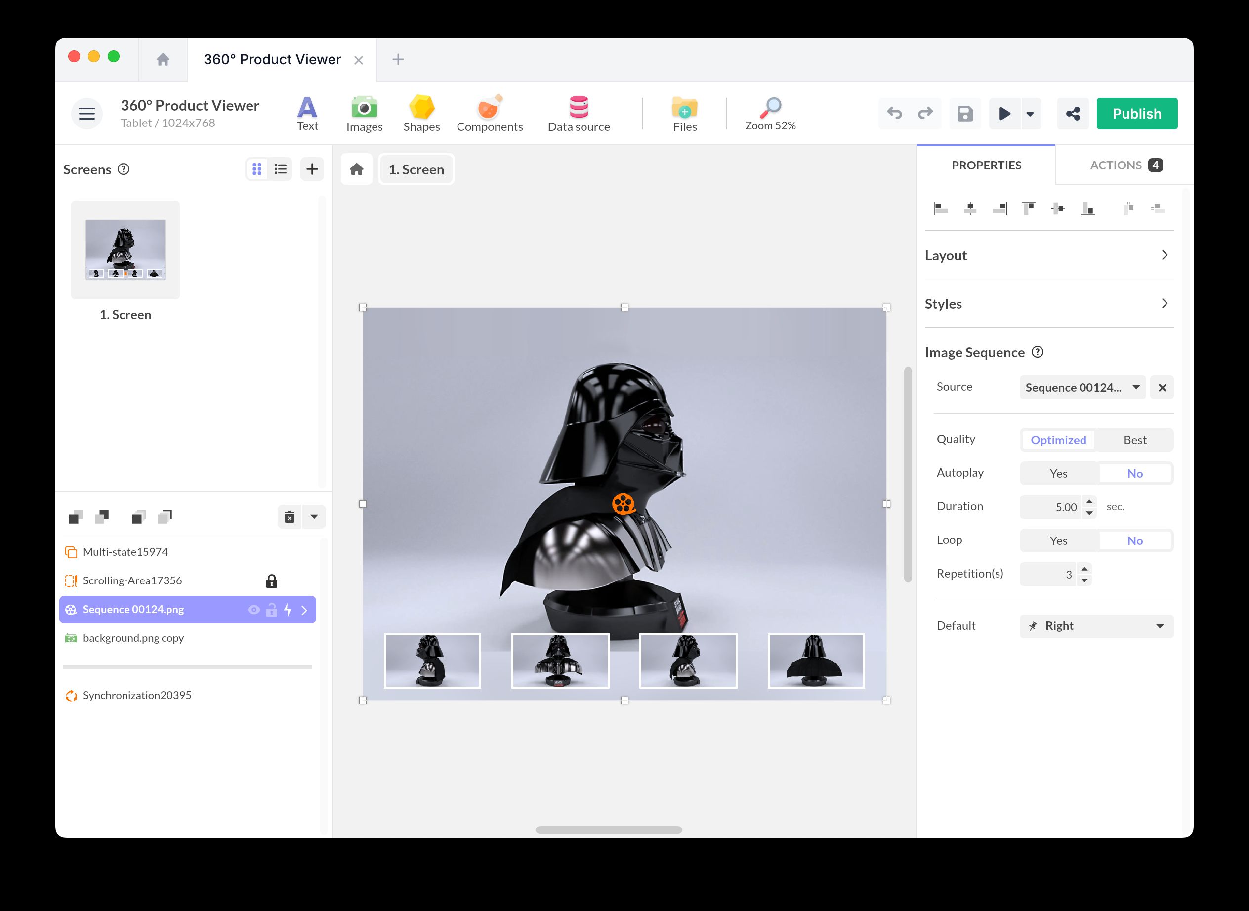 Sample image of Image Sequence Component