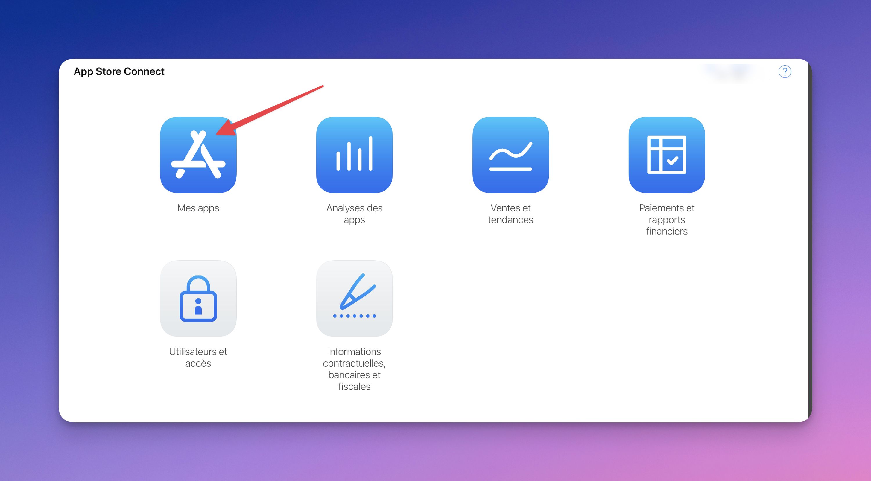 Screenshot of My Apps page