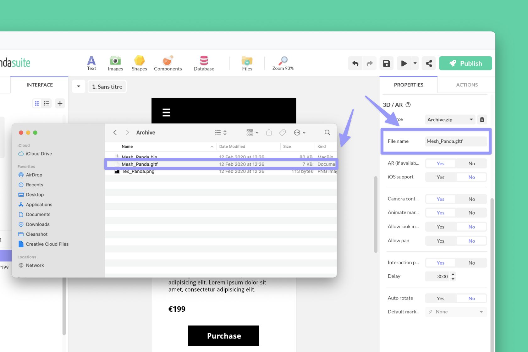 Selectionner fichier