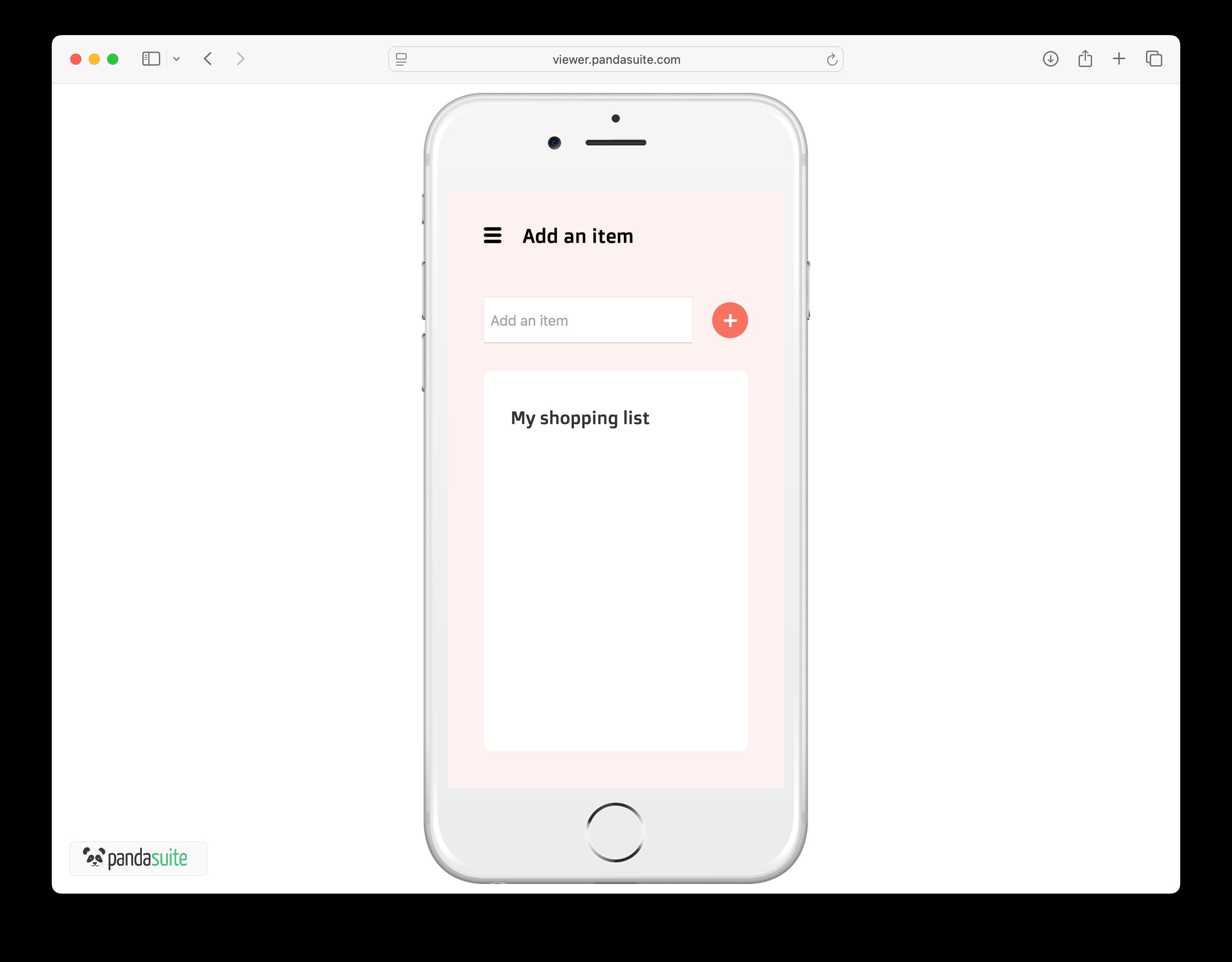 Preview of a shared project