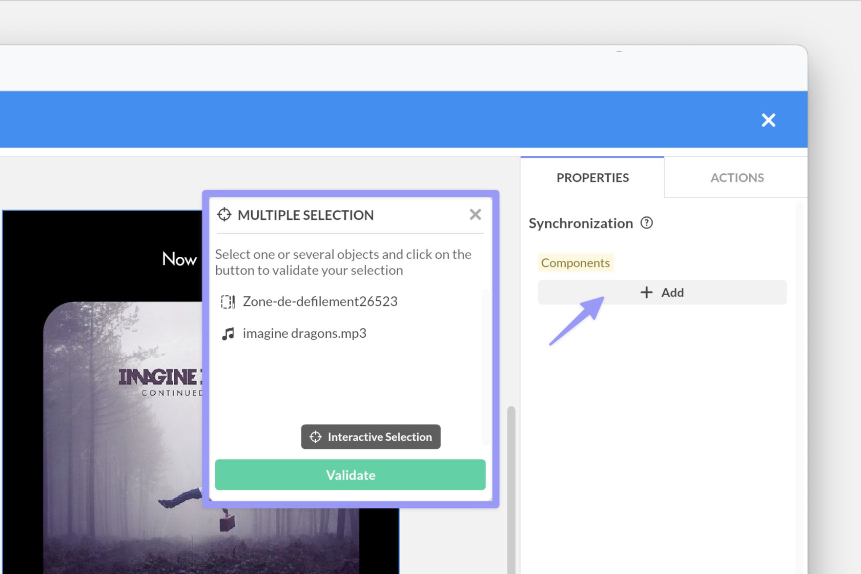 Synchronization group setup