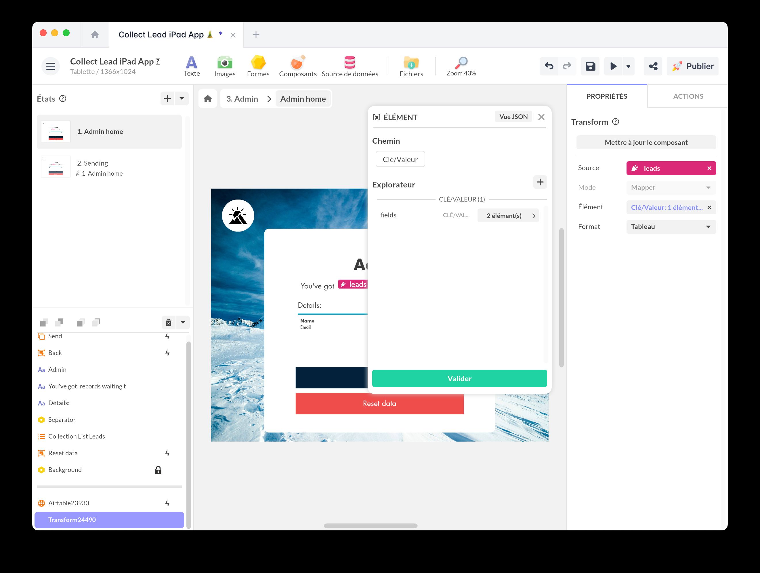 Preparing to send a PandaSuite collection to Airtable