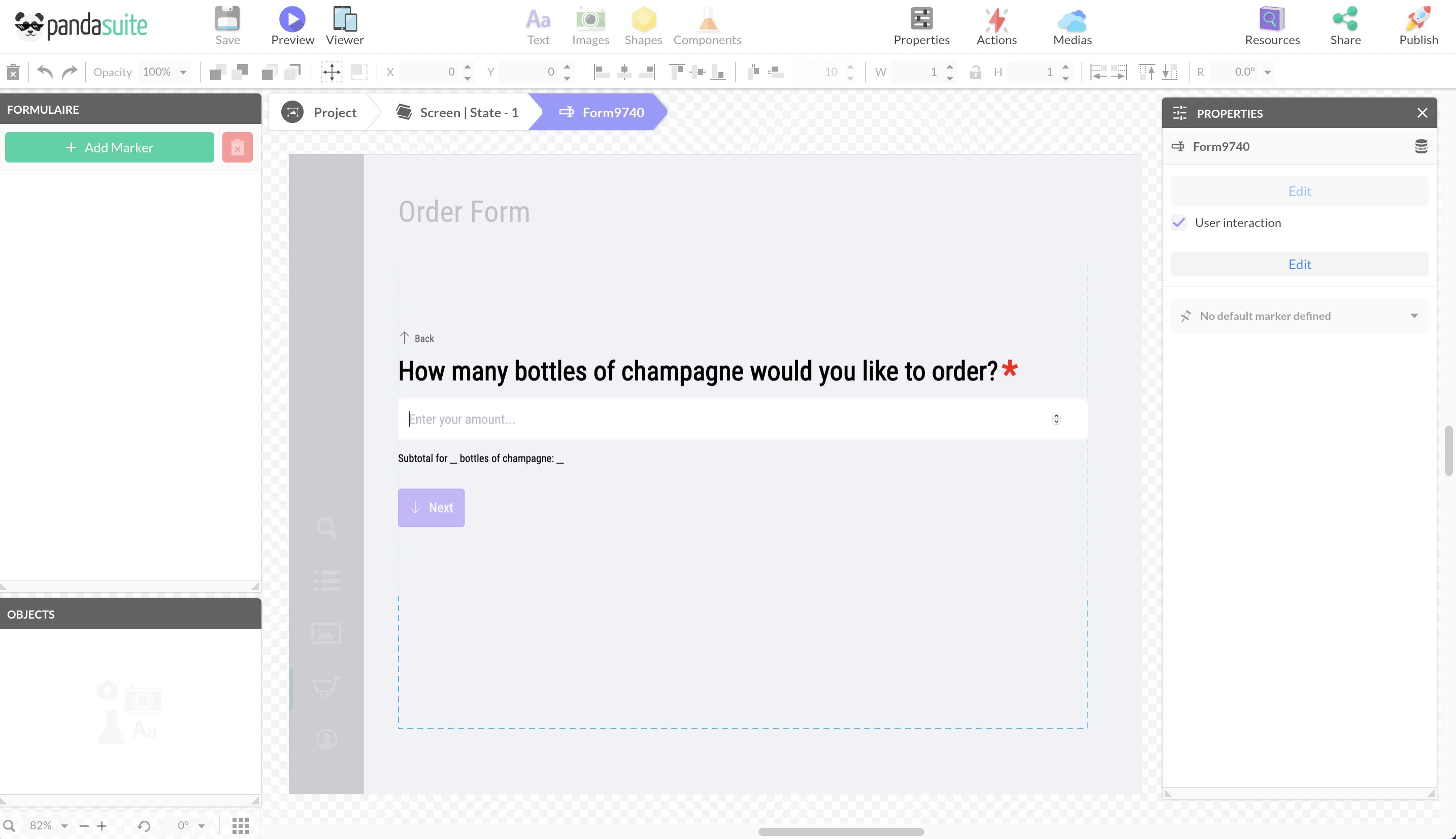 Tripetto Form Example